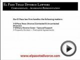 Divorce Lawyers El Paso Texas