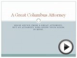 Great attorney in Columbus, Ohio